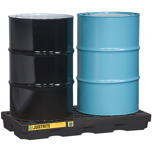 Centres d'accumulation EcoPolyBlend, Capacit&eacute; de d&eacute;versement 24 gal. US, 49" x 25" x 5,5" Superchem Industries