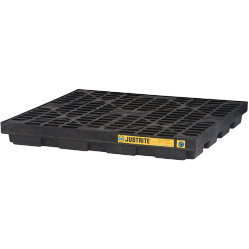 Centres d'accumulation EcoPolyBlend, Capacit&eacute; de d&eacute;versement 49 gal. US, 49" x 49" x 5,5" Superchem Industries