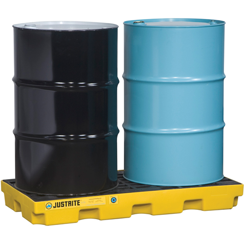 EcoPolyBlend Accumulation Centers, 24 US gal. Spill Capacity, 49" x 25" x 5.5" Superchem Industries