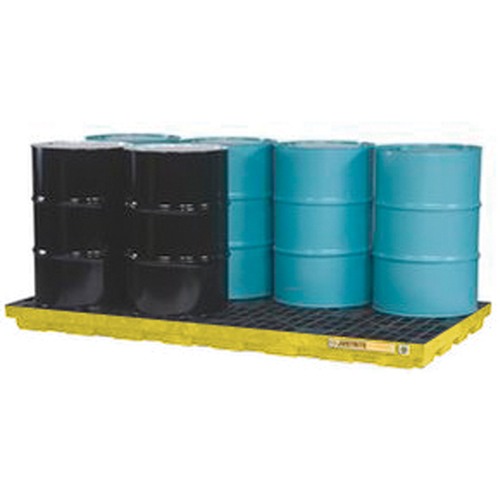 Centres d'accumulation EcoPolyBlend, Capacit&eacute; de d&eacute;versement 98 gal. US, 97" x 49" x 5,5" Superchem Industries