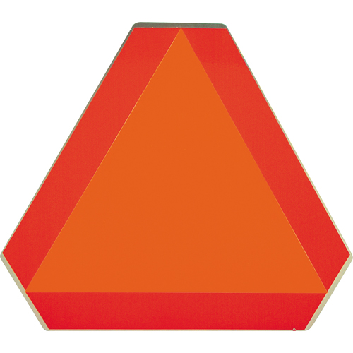 Panneaux de signalisation pour v&eacute;hicules lents, Vinyle, 16" la x 16" h Superchem Industries