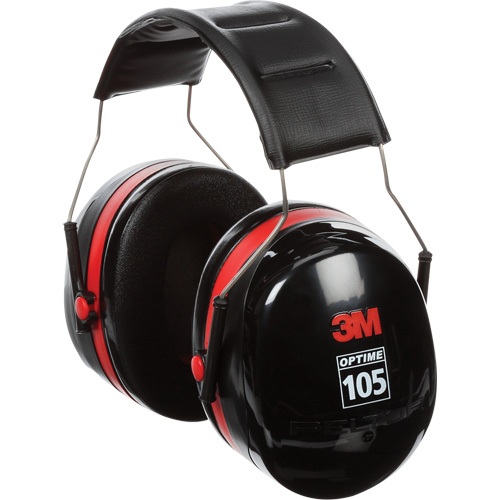 Serres-t&ecirc;tes de s&eacute;rie Peltor Optime 105, Bandeau, 30 NRR dB Superchem Industries