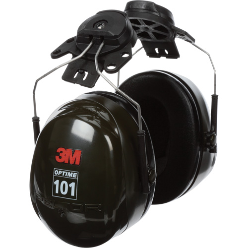 Peltor Optime 101 Series Earmuffs, Cap Mount, 24 NRR dB Superchem Industries