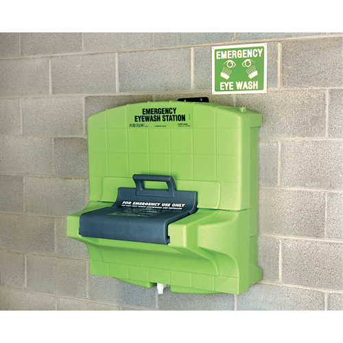 Fendall Pure Flow 1000&reg; Eyewash Station, Gravity-Fed, 7 gal. Capacity, Meets ANSI Z358.1 Superchem Industries