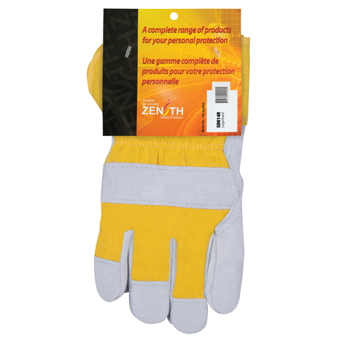 Winter-Lined Fitters Gloves, Large, Split Cowhide Palm, Boa Inner Lining Superchem Industries