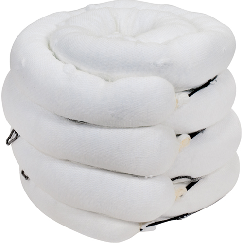 Premium Sorbent Boom, Oil Only, 10' L x 5" W, 35 Gal. Absorbancy, 4 /Pack Superchem Industries