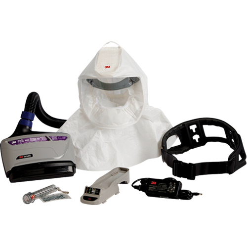 Trousse Easy-Clean pour APR motoris&eacute; TR-600 de Versaflo, Capuchon & visi&egrave;re, Pile Lithium-ion Superchem Industries