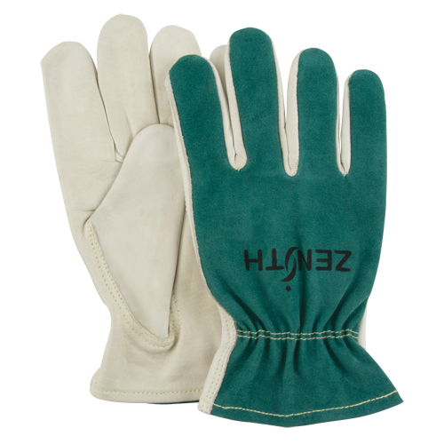 Driver's Gloves, Medium, Grain Cowhide Palm Superchem Industries