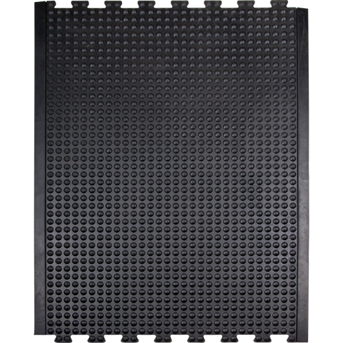 Anti-Fatigue Dome Matting, Bubbled, 3' x 4' x 1/2", Black, Rubber Superchem Industries