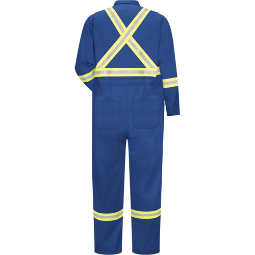 Flame-Resistant CoolTouch&reg;2 Premium Coveralls, Size 38, Royal Blue, 9 cal/cm² Superchem Industries