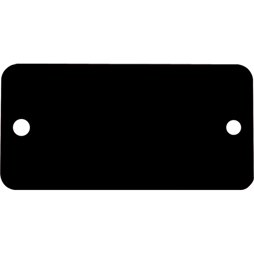 Blank Tags, Aluminum, 3" W x 1" H Superchem Industries