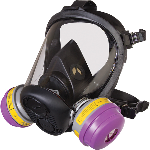 Respirateur &agrave; masque complet de s&eacute;rie RU6500 de North, Silicone, Moyen Superchem Industries