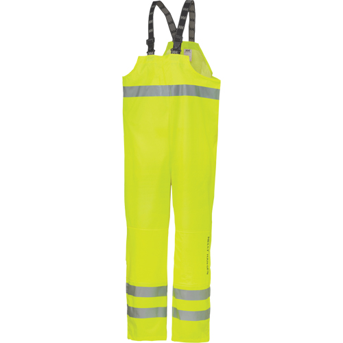 Narvik Rainwear - Bib pants, Polyester, Small, High Visibility Lime-Yellow Superchem Industries
