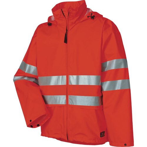 Veste imperm&eacute;able Narvik , Polyester, Orange haute visibilit&eacute;, Petit Superchem Industries