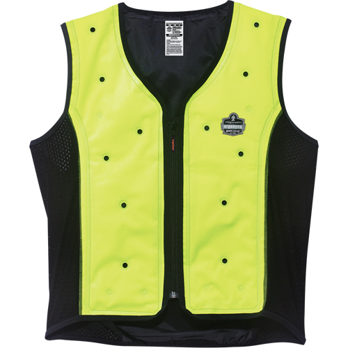 Chill-Its&reg; 6685 Dry Evaporative Cooling Vests, Medium, High Visibility Lime-Yellow Superchem Industries