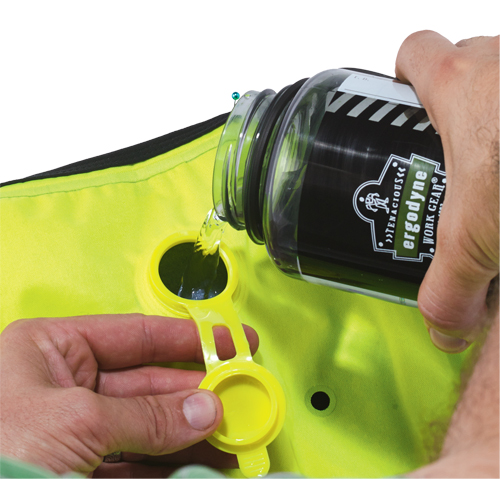Chill-Its&reg; 6685 Dry Evaporative Cooling Vests, Medium, High Visibility Lime-Yellow Superchem Industries