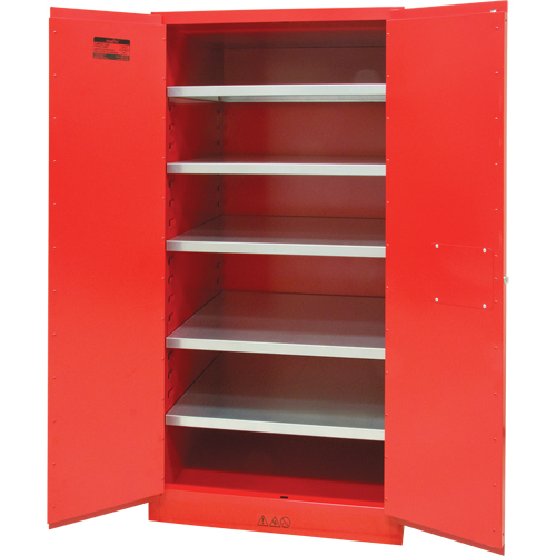 Armoire pour peintures et encres, 96 gal., 5 tablettes Superchem Industries