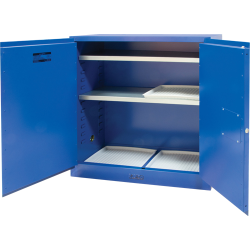 Armoire pour liquides corrosifs, 30 gal., 43" x 44" x 18" Superchem Industries