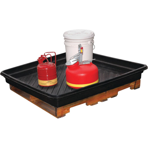 Plateaux Ultra-Utility Trays, 40" lo x 48" la x 3,5" h, Cap. de d&eacute;versement 30 gal. US Superchem Industries