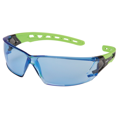 Z2500 Series Safety Glasses, Blue Lens, Anti-Scratch, ANSI Z87+/Meets/Exceeds CSA Z94.3 Superchem Industries
