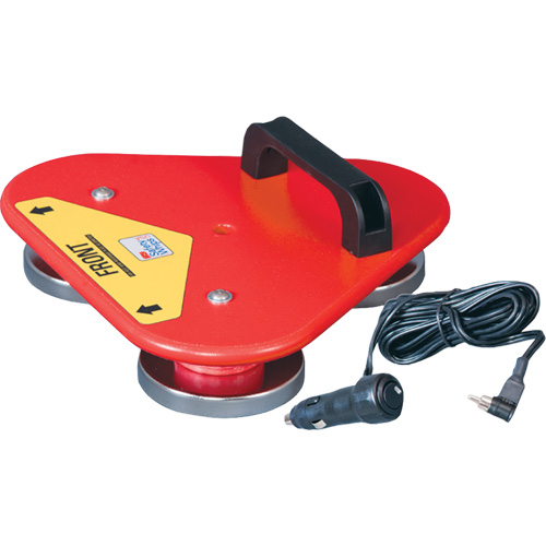 Safety Whip&reg; Flagstaff Mounting Base, Magnet Mount Superchem Industries