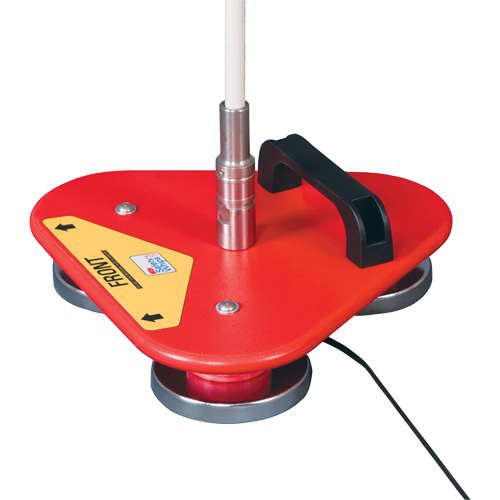 Safety Whip&reg; Flagstaff Mounting Base, Magnet Mount Superchem Industries