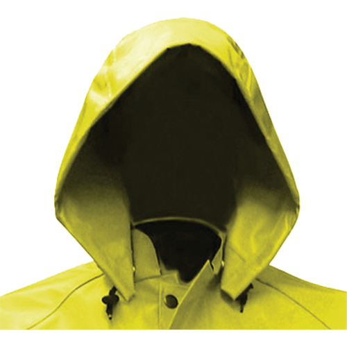 Miner 49er Mining Hood, One Size, Lime-Green, Neoprene Superchem Industries