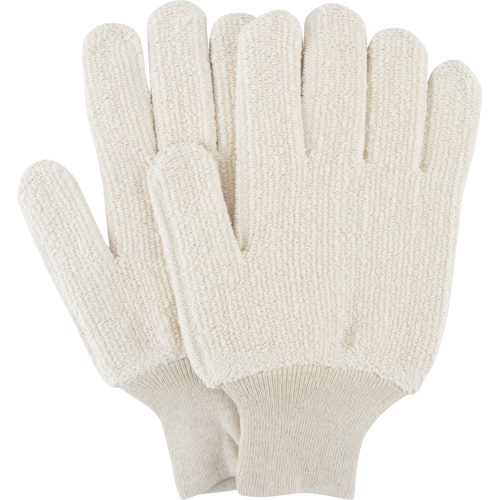 Gants r&eacute;sistants &agrave; la chaleur, Tissu &eacute;ponge, Grand, Prot&egrave;ge jusqu'&agrave; 212° F (100° C) Superchem Industries