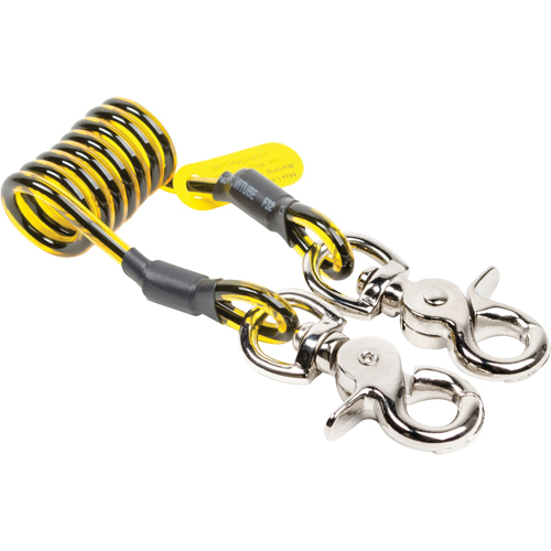 Sangle d'amarrage spirale pour outil, Spirale, Clavette double Superchem Industries