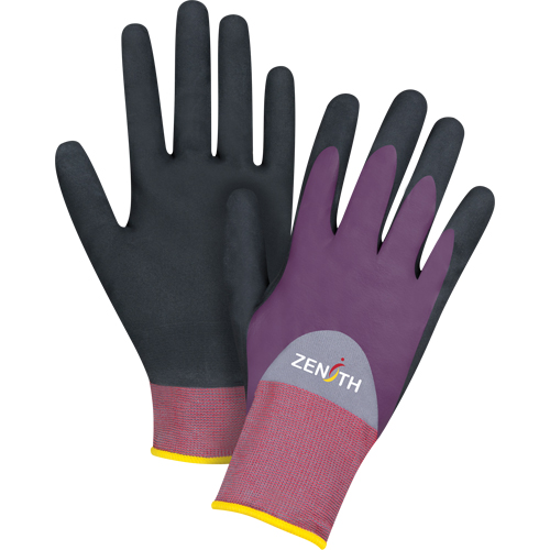 ZX-2 Premium Coated Gloves, 9/Large, Nitrile/Foam Nitrile Coating, 18 Gauge, Nylon Shell Superchem Industries