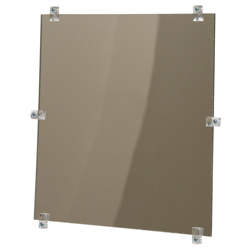 Miroir plat, 12" ha x 12" la, Non encadr&eacute; Superchem Industries