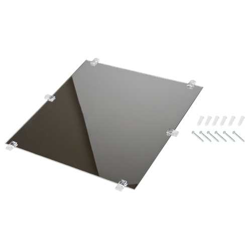 Miroir plat, 12" ha x 12" la, Non encadr&eacute; Superchem Industries