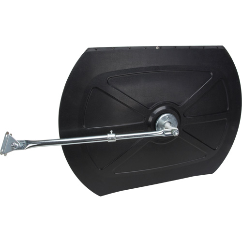 Roundtangular Convex Mirror with Telescopic Arm, 18" H x 26" W, Indoor/Outdoor Superchem Industries