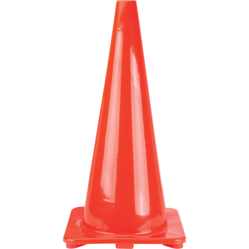 C&ocirc;nes de signalisation, 28", Orange Superchem Industries