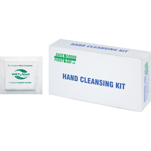 Lingettes humides nettoyantes pour les mains, Serviette Superchem Industries