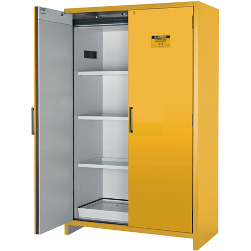 Armoire d'entreposage 90 minutes s&eacute;curitaire et conforme &agrave; la norme EN, 45 gal., 2 Porte(s), 46,97" La x 76,89" h x 24,21" p Superchem Industries