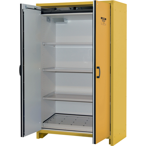 30-Minute EN Safety Storage Cabinet, 45 gal., 2 Door, 45.83" W x 76.65" H x 24.21" D Superchem Industries