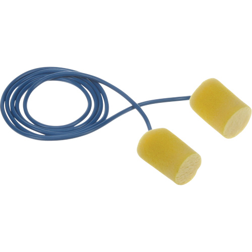 Bouchons d'oreilles classiques E-A-R, Vrac - Sac en poly, Avec cordon Superchem Industries