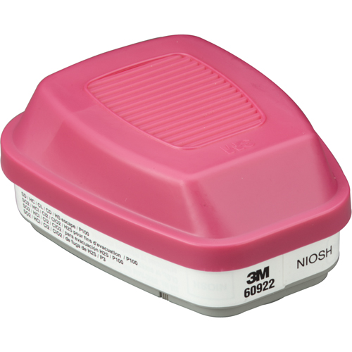 6000 Series Respirator Cartridges, Gas/Vapour Cartridge, Acid Gas/P100 Superchem Industries