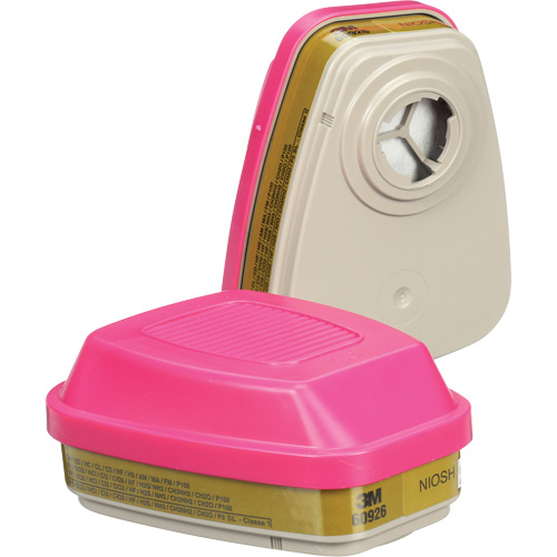 Cartouches pour respirateur s&eacute;rie 6000, Cartouche gaz/vapeur, Gaz multiples/Vapeurs/P100 Superchem Industries