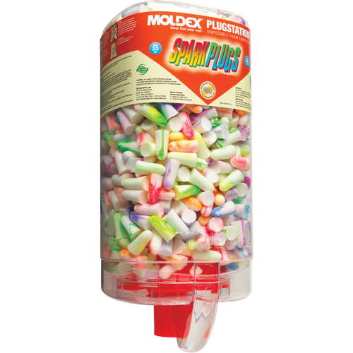 Distributeurs de bouchons d'oreilles Plugstation SparkPlugs Superchem Industries