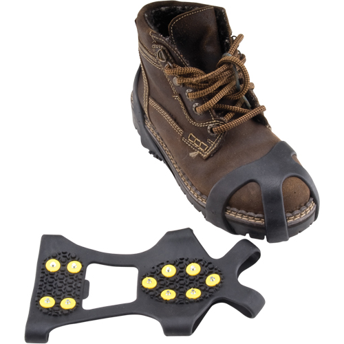 Anti-Slip Ice Cleats, Steel, Stud Traction, Medium Superchem Industries