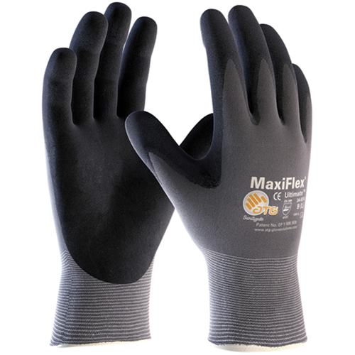 Gants MaxiFlex Ultimate ATG, 6/T-petit, R&ecirc;vetement Mousse de nitrile, Calibre 15, Enveloppe en Nylon Superchem Industries