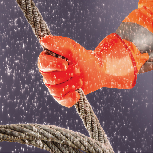 Gants Polar Grip 23-700, 9/Grand, R&ecirc;vetement PVC, Enveloppe en Nylon Superchem Industries