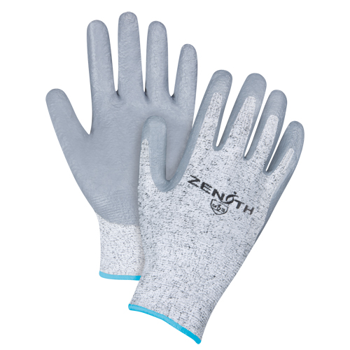 Seamless Stretch Cut-Resistant Gloves, Size X-Large/10, 13 Gauge, Nitrile Coated, HPPE Shell, ANSI/ISEA 105 Level 2/EN 388 Level 3 Superchem Industries