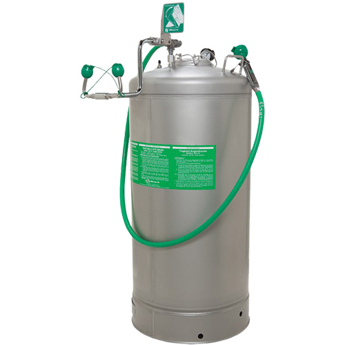 Portable Eyewash Stations, Pressurized, 37 gal. Capacity, Meets ANSI Z358.1 Superchem Industries