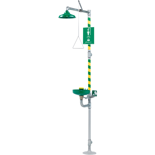 Combinaisons de douche oculaire/faciale & douche d'urgence, Socle Superchem Industries
