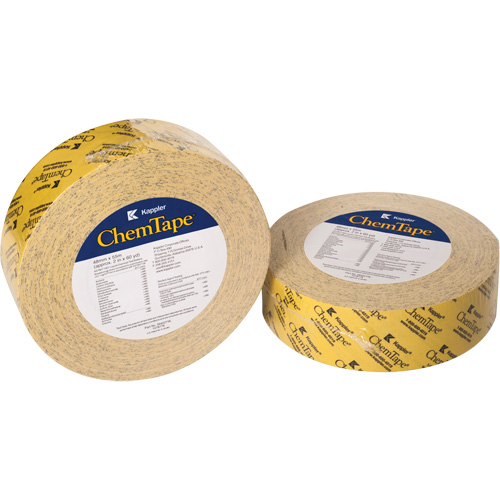 Ruban r&eacute;sistant aux produits chimiques ChemTape, 50,8 mm (2") x 50 m (164'), Jaune Superchem Industries