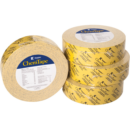 Ruban r&eacute;sistant aux produits chimiques ChemTape, 50,8 mm (2") x 50 m (164'), Jaune Superchem Industries
