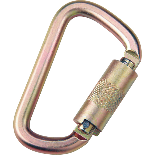 Mousqueton pour connecteur d'ancrage, Acier, Capacit&eacute; 420 lb Superchem Industries